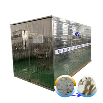Cassava dehydrator machine